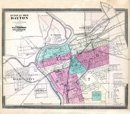 Dayton, Ohio State Atlas 1868